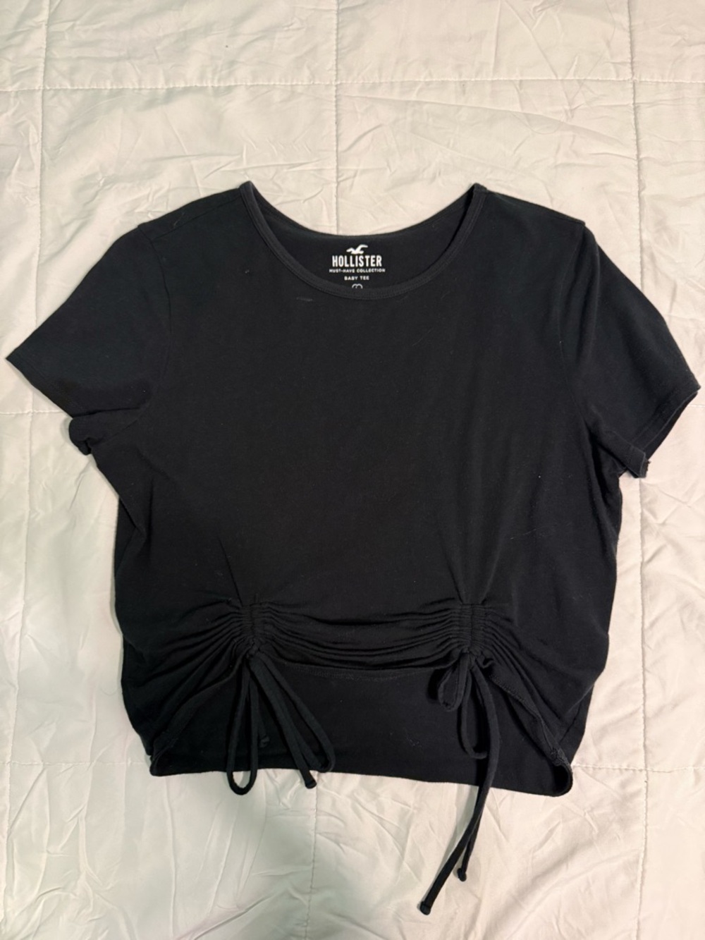 Hollister Black Crop Top